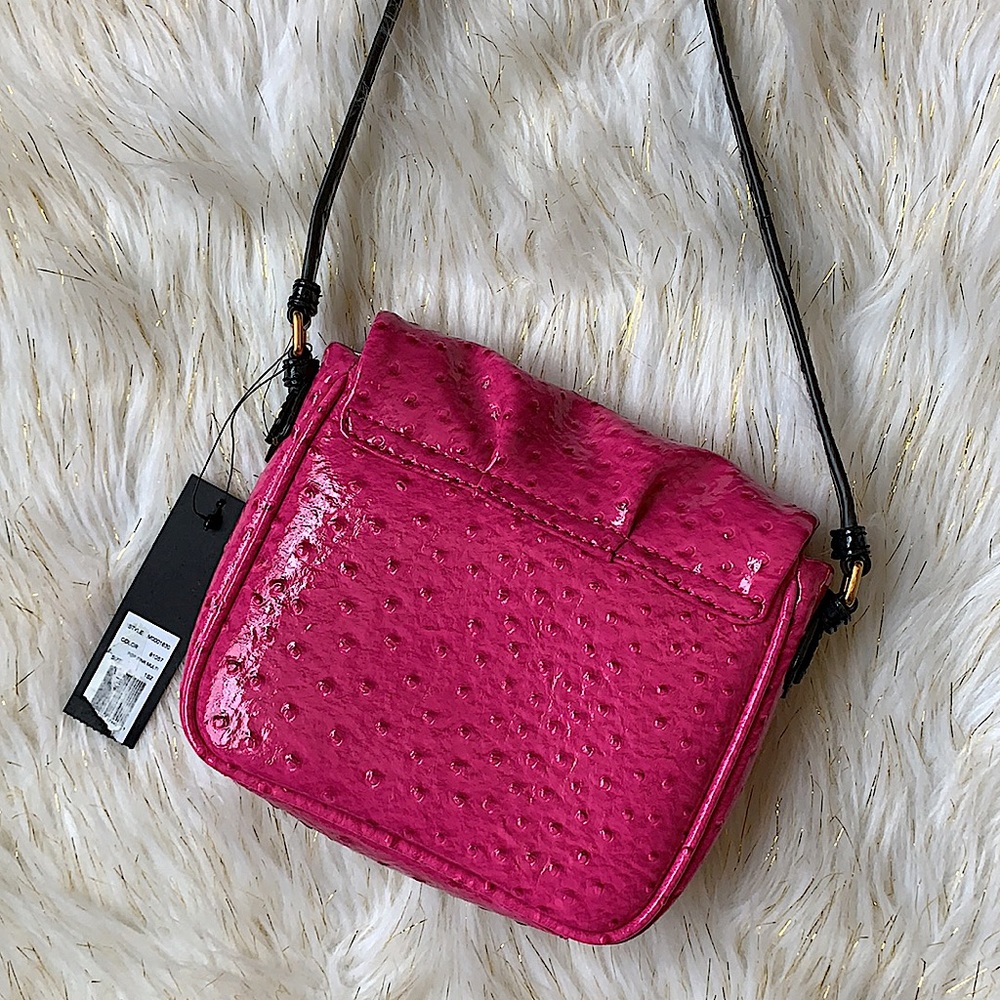 Marc Jacobs Pop Pink Ostrich pattern Crossbody bag - Picture 5 of 17